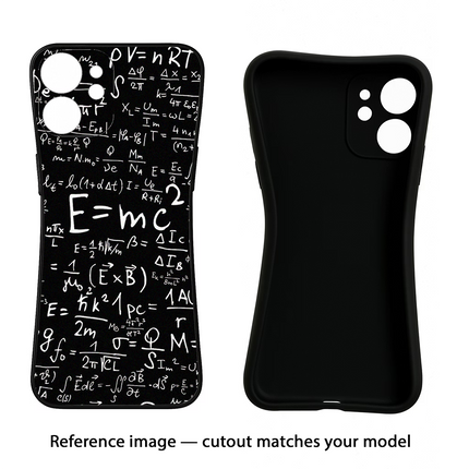 Physics Formula Redmi Note 9 Pro/Pro Max Black Soft Case Back Cover by Casekaro