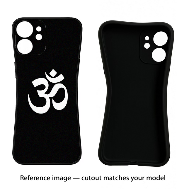 Om Nothing Phone 3A Black Soft Case Back Cover by Casekaro