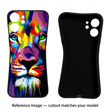 Lion Samsung S24 Black Soft Case Back Cover by Casekaro