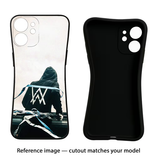 Alan Walker Vivo Y16 Black Soft Case Back Cover by Casekaro
