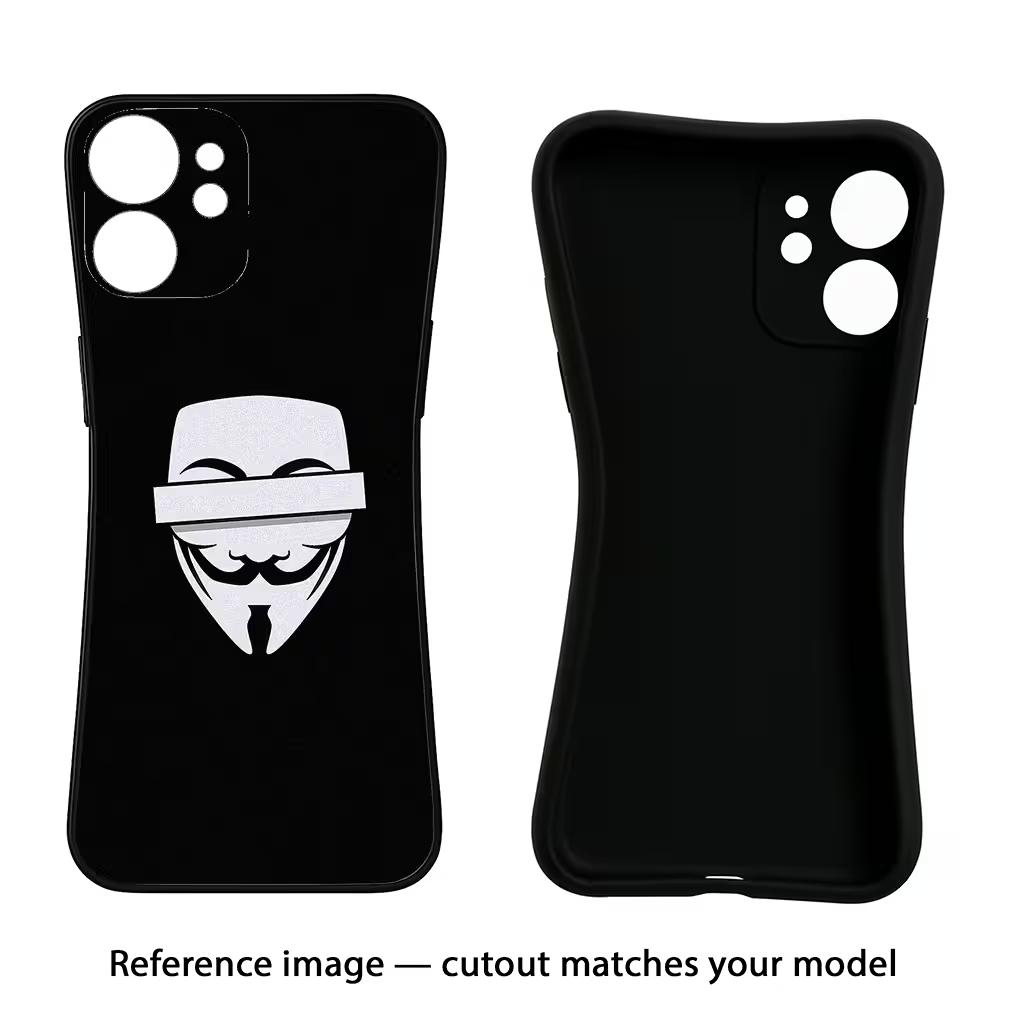 Anonymous Face Samsung A33 5G Black Soft Case Back Cover by Casekaro