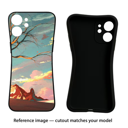 Scenery Samsung A52/A52s 5G Black Soft Case Back Cover by Casekaro