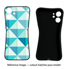 Abstract Vivo V70 FE 5G Black Soft Case Back Cover by Casekaro