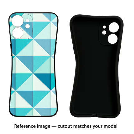 Abstract iPhone 16e Black Soft Case Back Cover by Casekaro