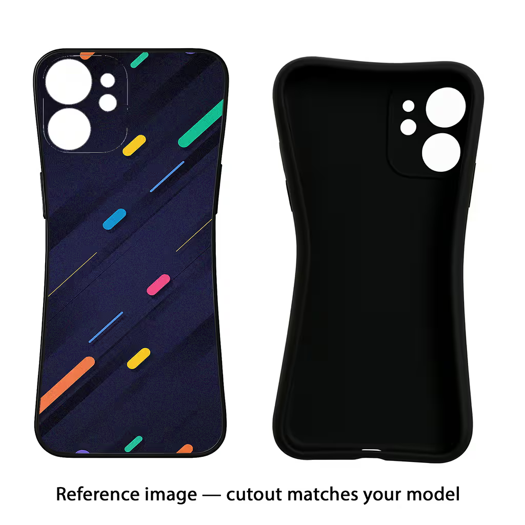 Abstract Design Oppo Reno13 Pro 5G Black Soft Case Back Cover by Casekaro