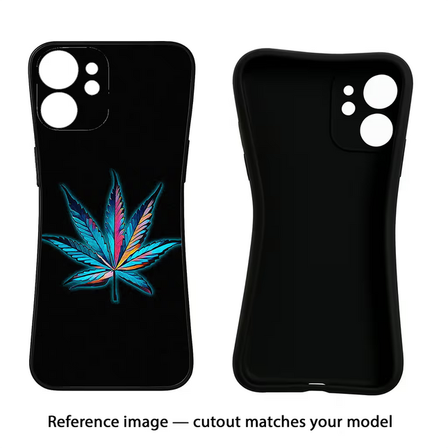 Weed Samsung A52/A52s 5G Black Soft Case Back Cover by Casekaro