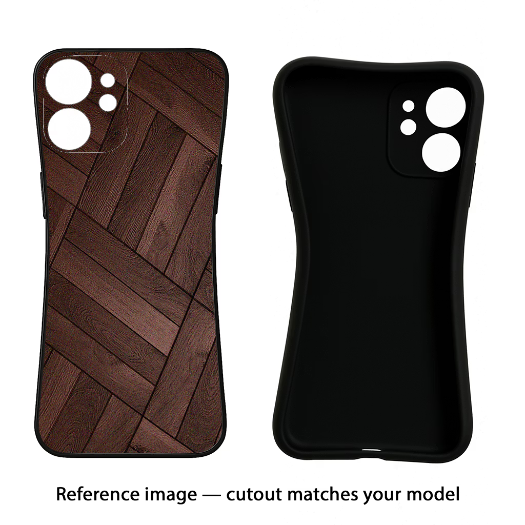 Wooden Texture Design Samsung S23 Black Soft Case Back Cover by Casekaro