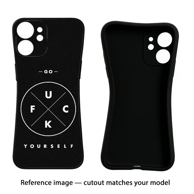 Go Fuck Yourself Samsung A52/A52s 5G Black Soft Case Back Cover by Casekaro