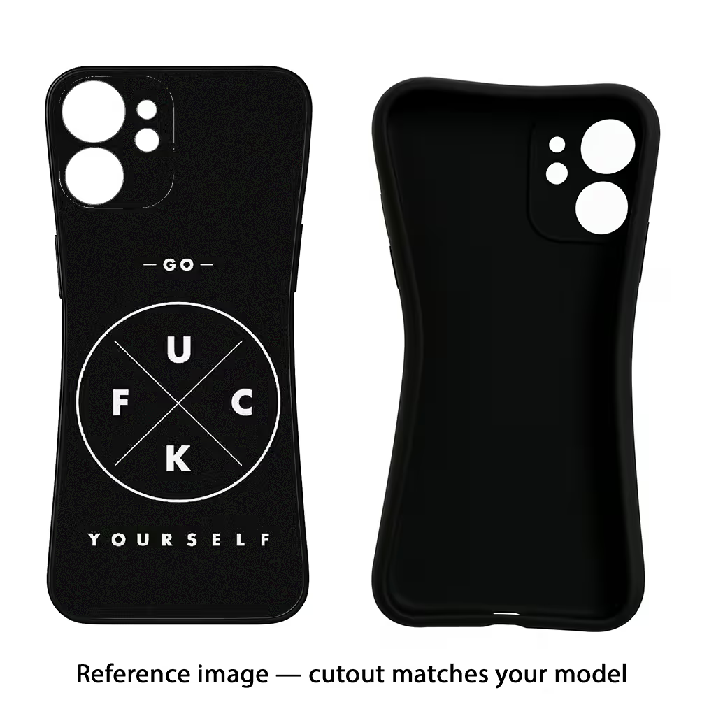 Go Fuck Yourself Poco M4 Pro 5G Black Soft Case Back Cover by Casekaro