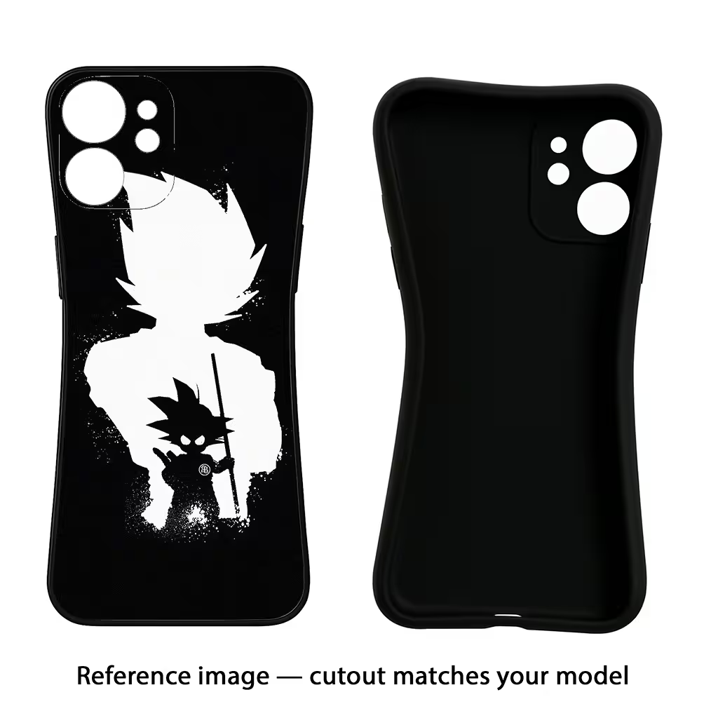Goku Shadow Redmi Note 11 SE Black Soft Case Back Cover by Casekaro