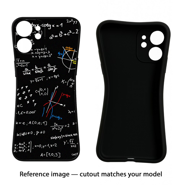 Mathematics Formula Moto Edge 40 Neo Black Soft Case Back Cover by Casekaro