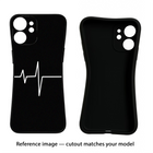 Heart Beats OnePlus 15 Black Soft Case Back Cover by Casekaro