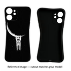 Moon Space Redmi K50i Black Soft Case Back Cover by Casekaro