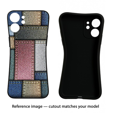 Multicolor Jeans Nothing Phone 3A Black Soft Case Back Cover by Casekaro