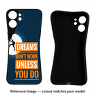 Dreams Don’T Work Unless You Do Google Pixel 10 Black Soft Case Back Cover by Casekaro