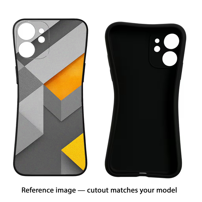 Abstract Samsung M31/F41 Black Soft Case Back Cover by Casekaro
