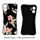 Flowers Oppo F31 Pro 5G Black Soft Case Back Cover by Casekaro