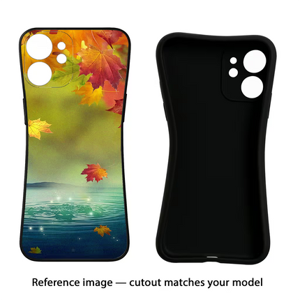 Flowers iPhone 16e Black Soft Case Back Cover by Casekaro