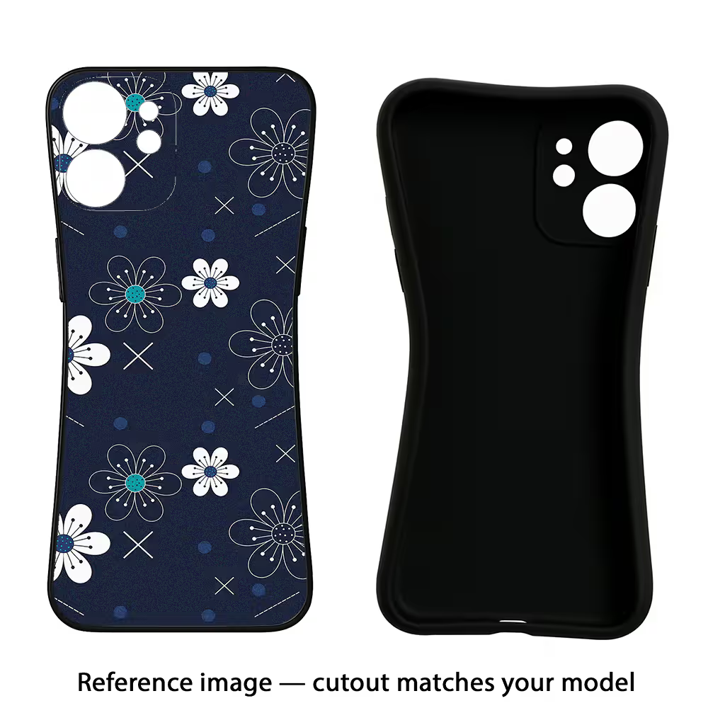 Flowers Samsung Note 20 Black Soft Case Back Cover by Casekaro