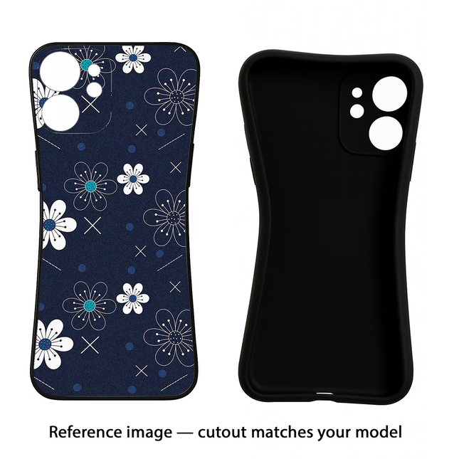 Flowers Nothing Phone 3A Black Soft Case Back Cover by Casekaro