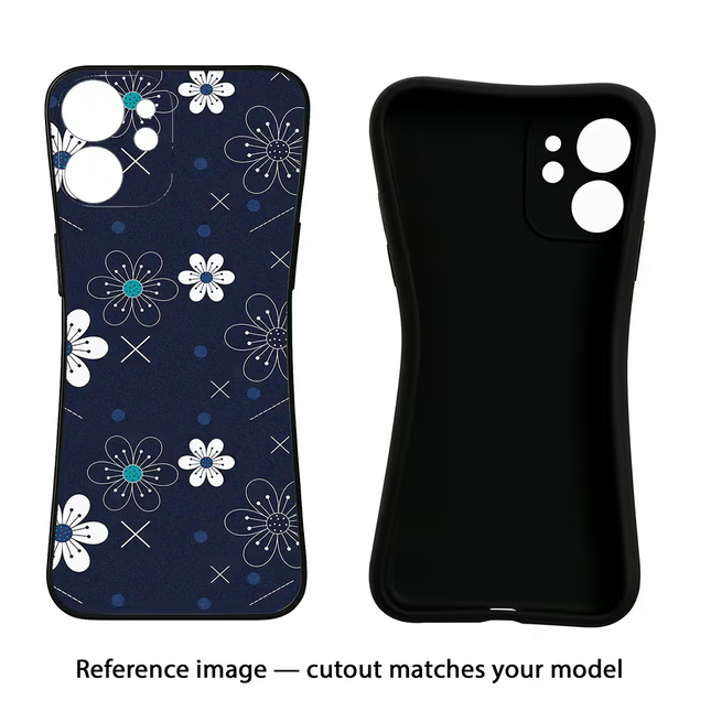 Flowers Samsung A52/A52s 5G Black Soft Case Back Cover by Casekaro