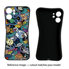 Space Abstract Samsung A25 5G Black Soft Case Back Cover by Casekaro