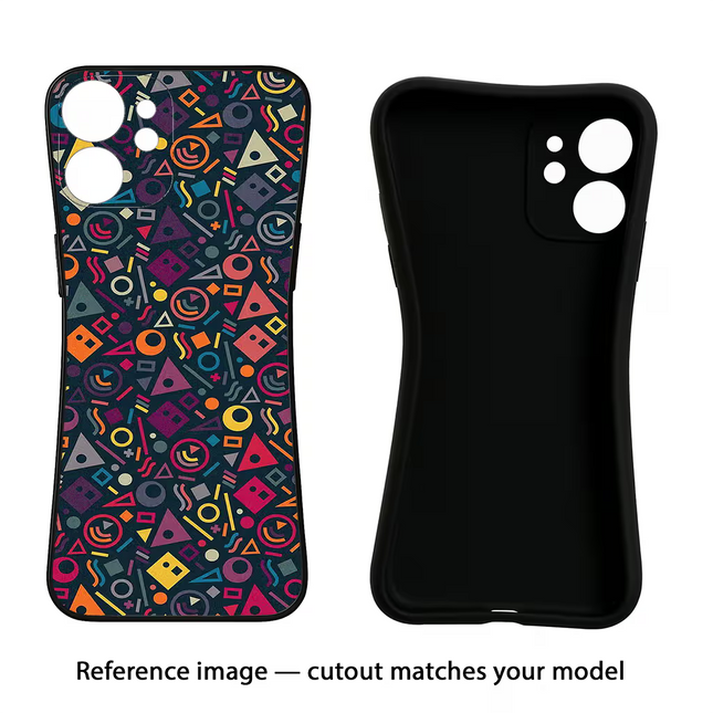 Geometric Abstract Oneplus Nord CE 5G Black Soft Case Back Cover by Casekaro