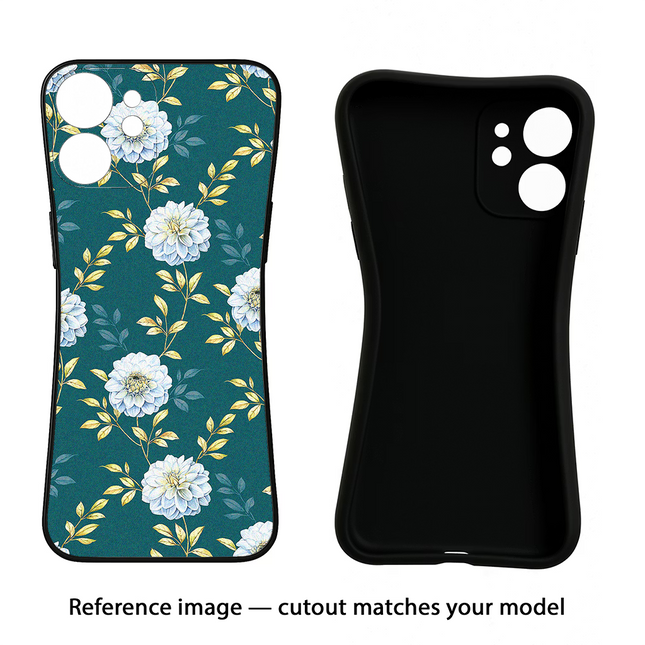 Flowers iQOO Neo 10R 5G Black Soft Case Back Cover by Casekaro