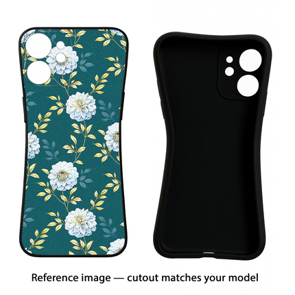 Flowers Nothing Phone 3A Black Soft Case Back Cover by Casekaro