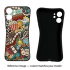 Cinema Abstract Vivo V70 FE 5G Black Soft Case Back Cover by Casekaro
