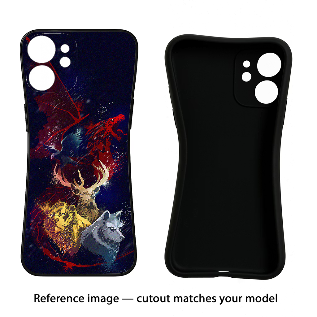 Game Of Thrones Realme 6/6i Black Soft Case Back Cover by Casekaro