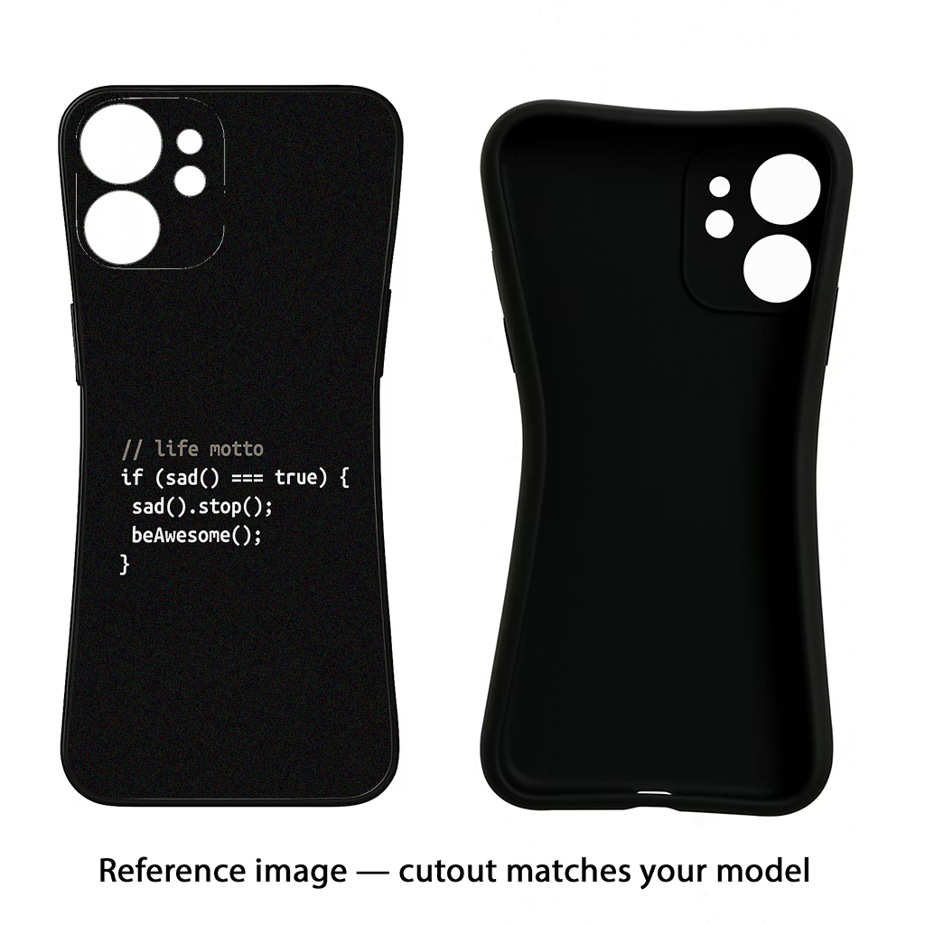 Life Motto Code Vivo X200 FE Black Soft Case Back Cover by Casekaro