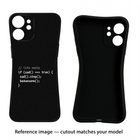 Life Motto Code Oppo A6x 5G Black Soft Case Back Cover by Casekaro
