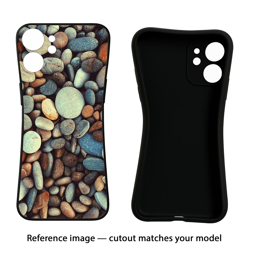 Pebble Realme 6/6i Black Soft Case Back Cover by Casekaro