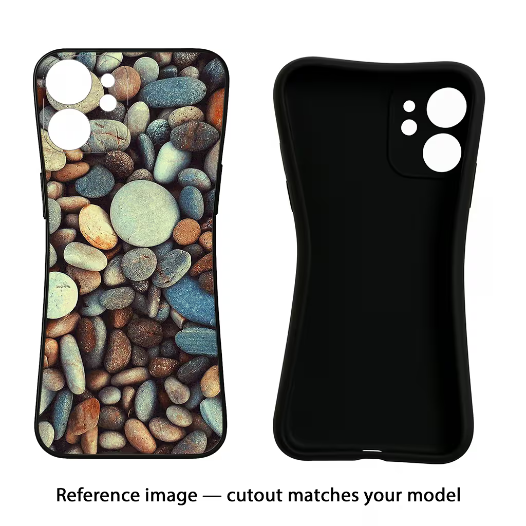 Pebble Redmi Note 13 5G Black Soft Case Back Cover by Casekaro