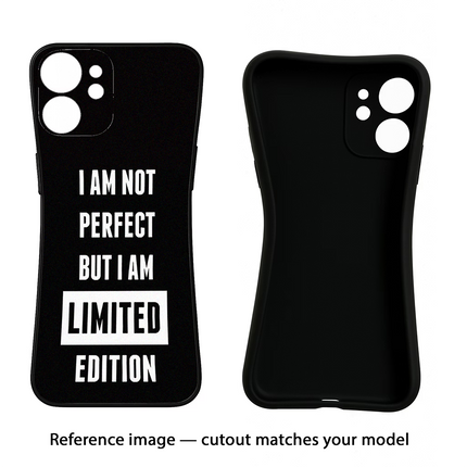I Am Not Perfect But I Am Limited Edition OnePlus Nord CE5 Black Soft Case Back Cover by Casekaro