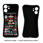 FRIENDS iPhone 11 Black Soft Case Back Cover by Casekaro