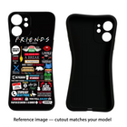 FRIENDS Google Pixel 9 Pro XL Black Soft Case Back Cover by Casekaro