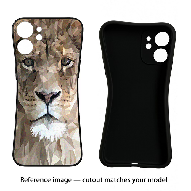 Lion Art Samsung S24 Ultra Black Soft Case Back Cover by Casekaro