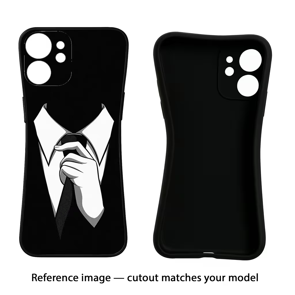 Black Tie Oppo F23 Black Soft Case Back Cover by Casekaro