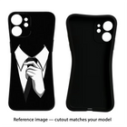 Black Tie Vivo X100 Pro Black Soft Case Back Cover by Casekaro