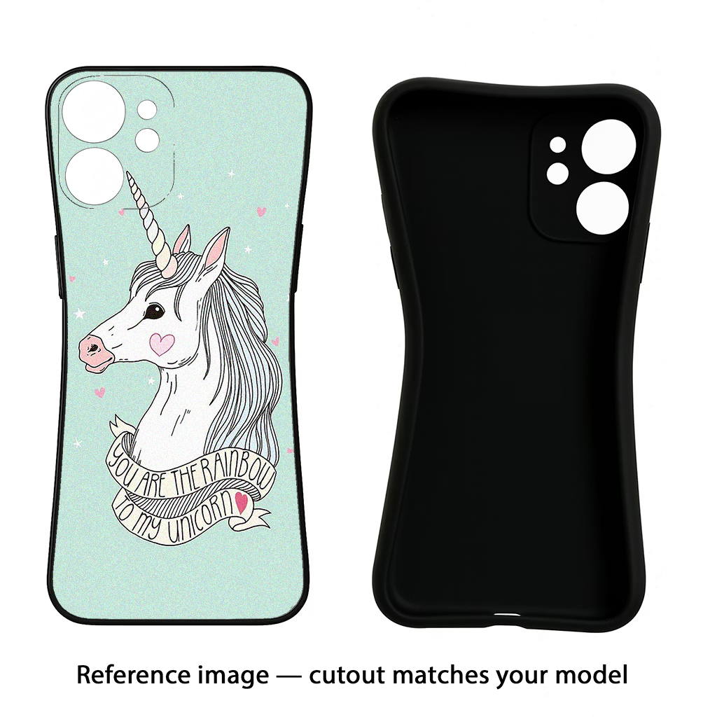 Unicorn Wallpaper Vivo X200 FE Black Soft Case Back Cover by Casekaro