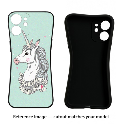 Unicorn Wallpaper Poco M7 5G Black Soft Case Back Cover by Casekaro