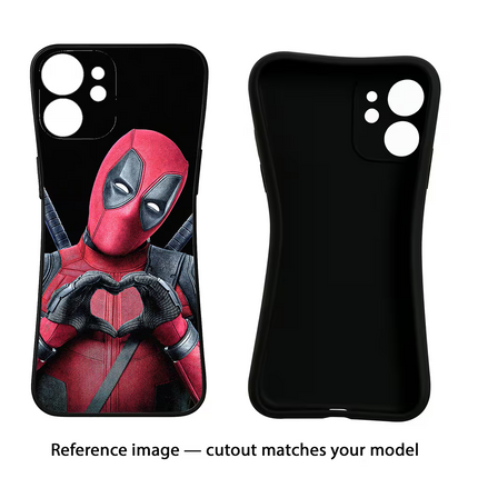 Deadpool iPhone 16e Black Soft Case Back Cover by Casekaro
