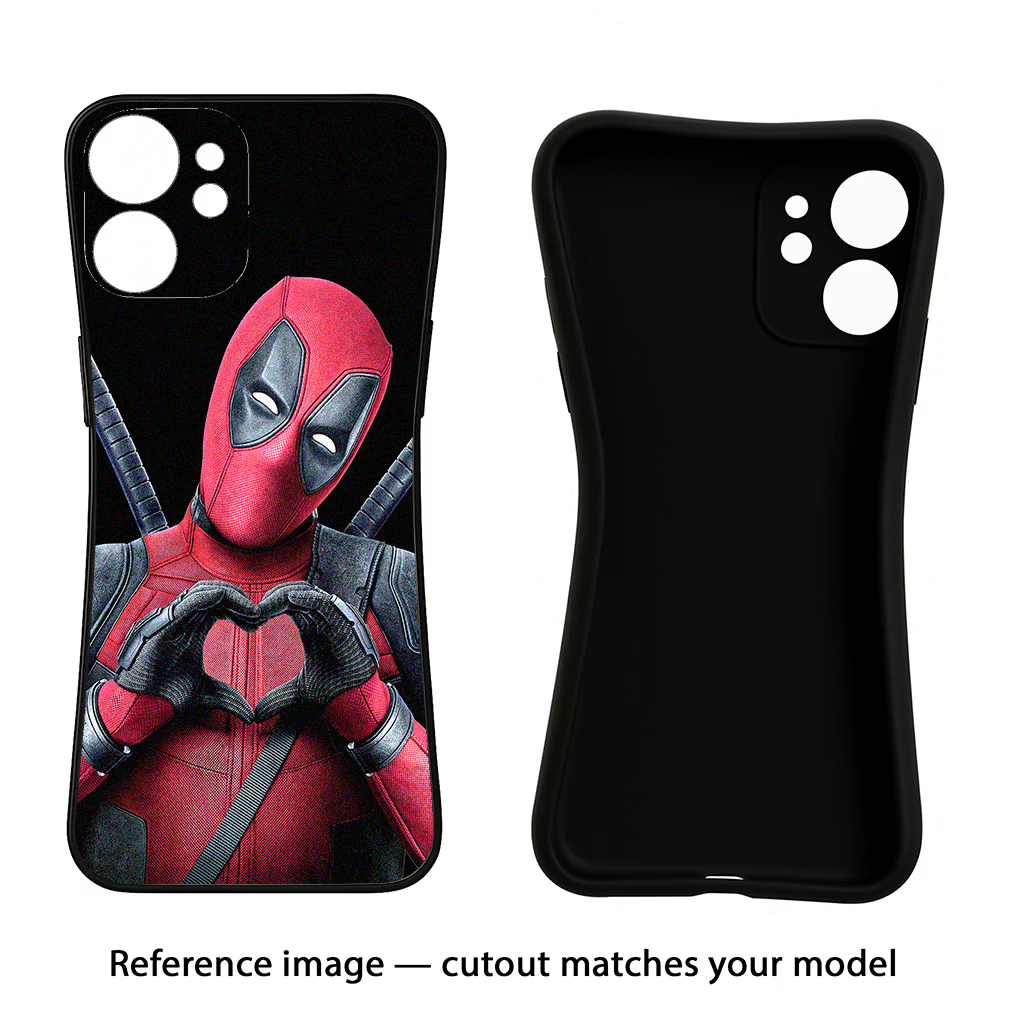Deadpool Redmi Note 14 5G Black Soft Case Back Cover by Casekaro