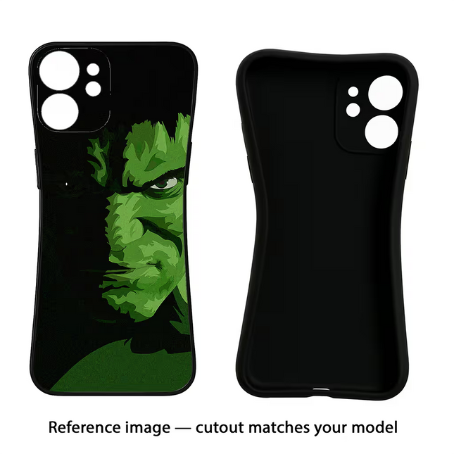 HULK iPhone 16e Black Soft Case Back Cover by Casekaro