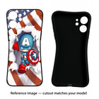 Captain America Moto G86 Power Black Soft Case Back Cover by Casekaro
