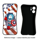 Captain America Samsung A26 Black Soft Case Back Cover by Casekaro