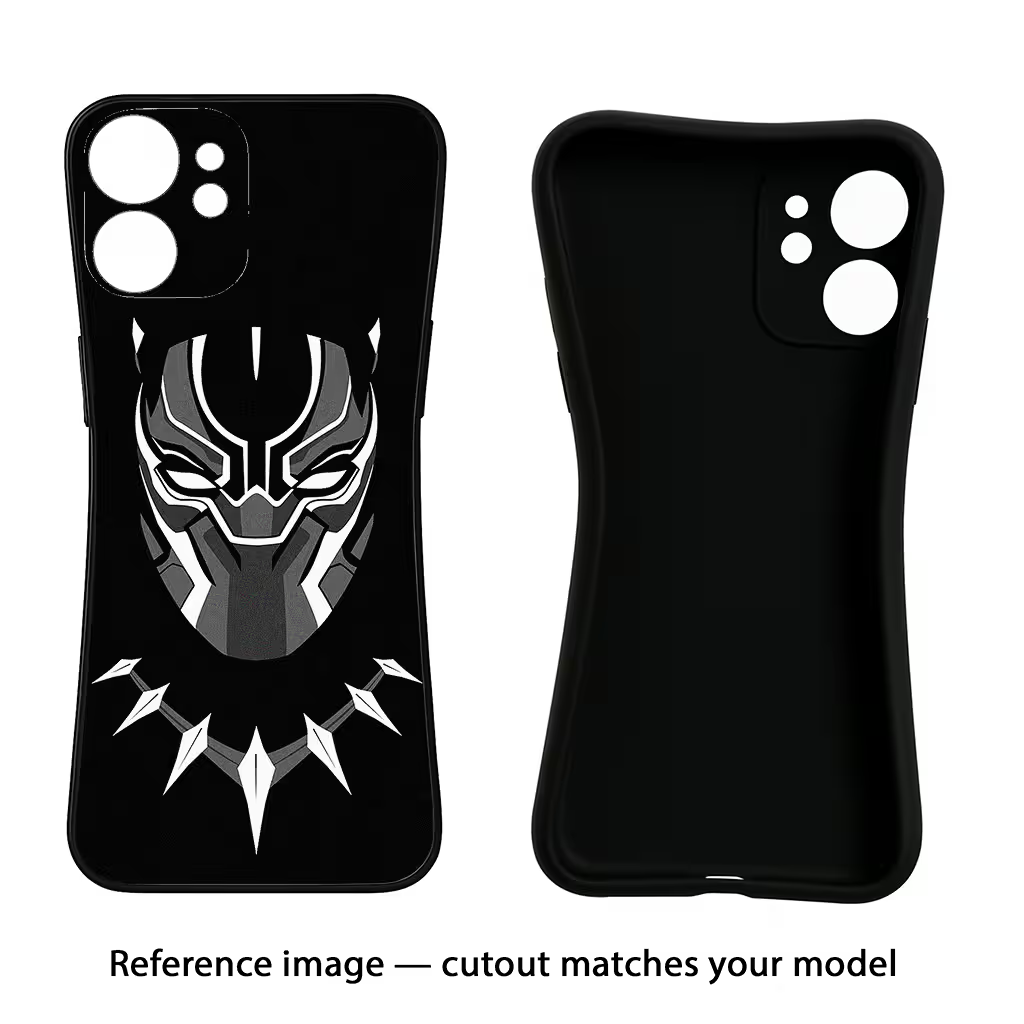 Black Panther Redmi Note 8 Pro Black Soft Case Back Cover by Casekaro