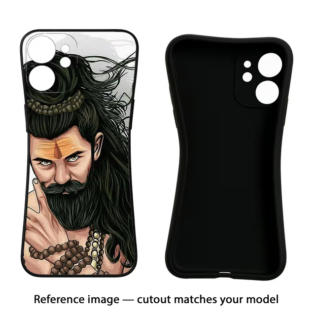 Mahadev Oneplus 7T Black Soft Case Back Cover by Casekaro